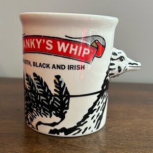 SHANKYS WHIP CERAMIC 3D COFFEE CUP RACING OSTRICH LOGO IRISH LIQUEUR WHISKEY MUG
